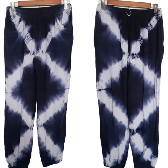 Pants - 5 for $25 blue tie dye boho joggers